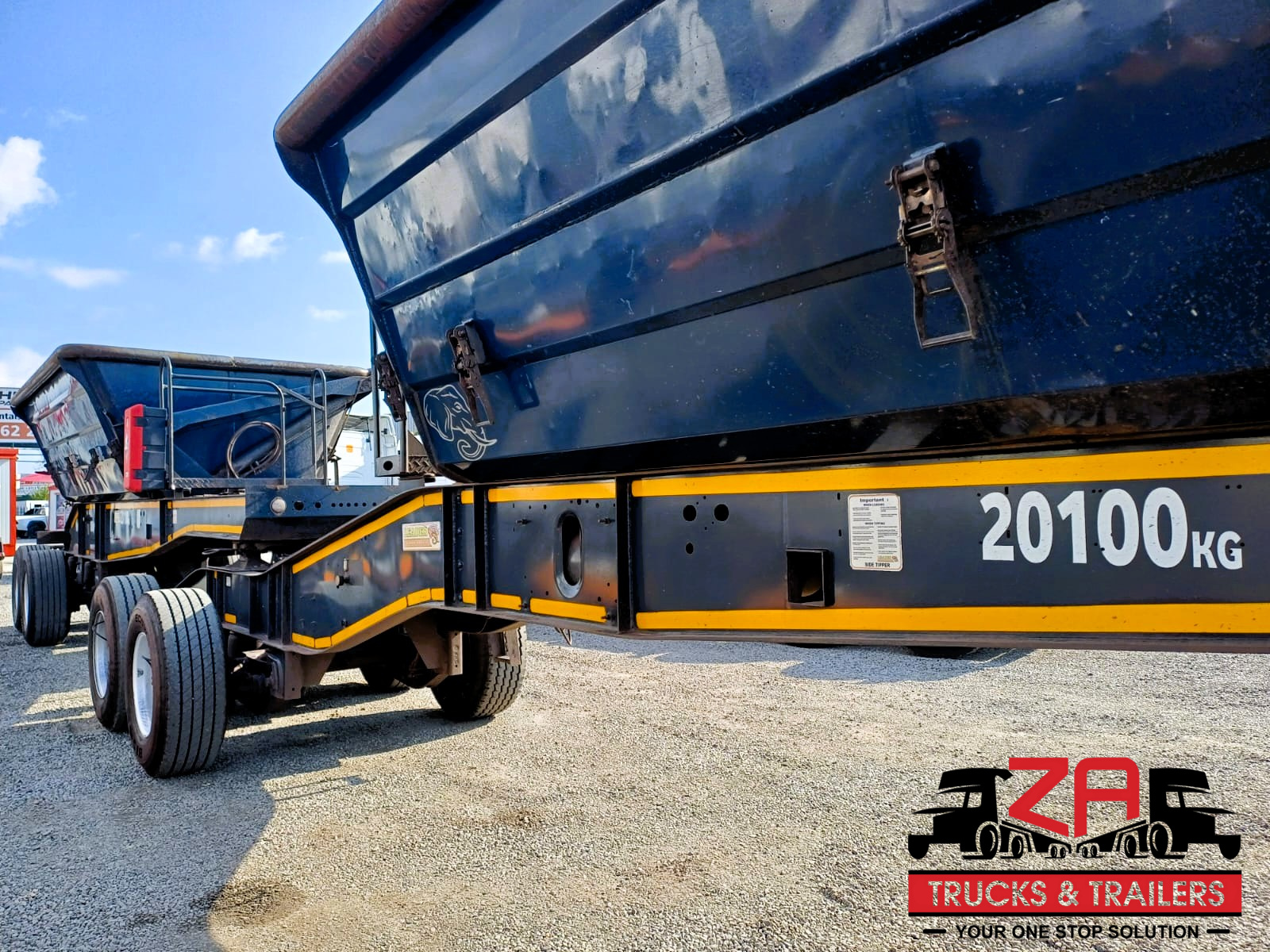 2020 LEADER 20 CUBE SIDE TIPPER TRAILER #53292
